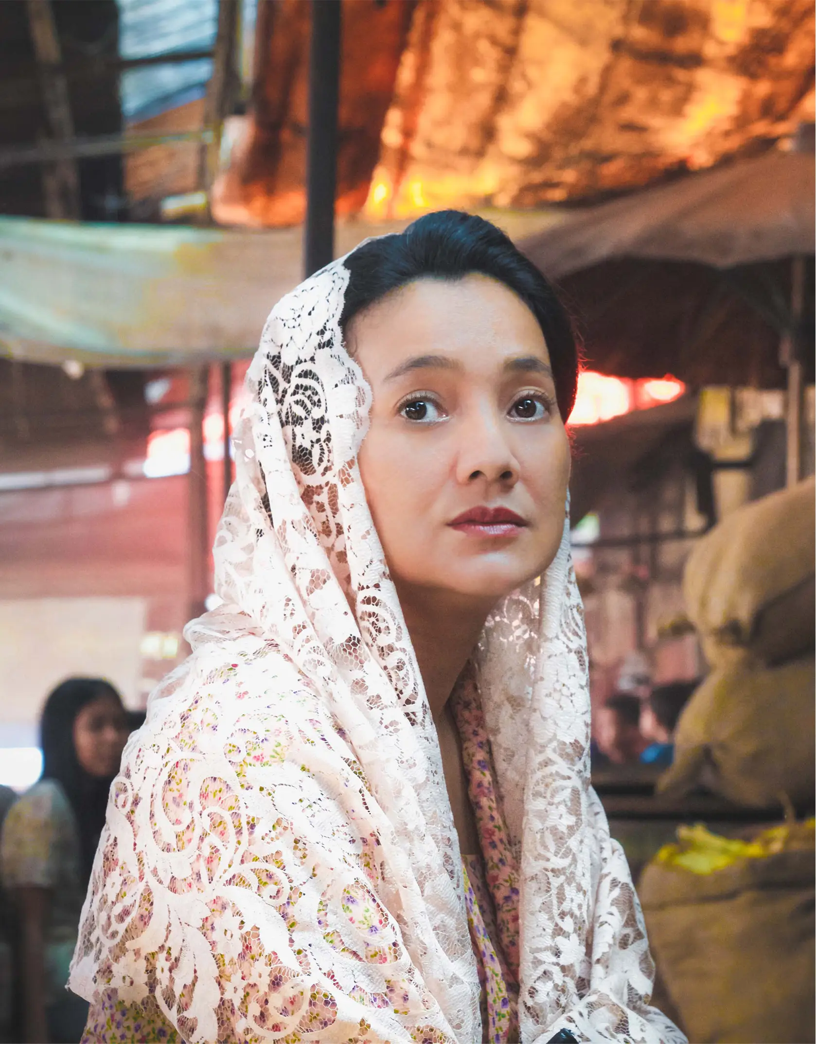 Photographie tournage Athira long métrage coulisses actrice portrait